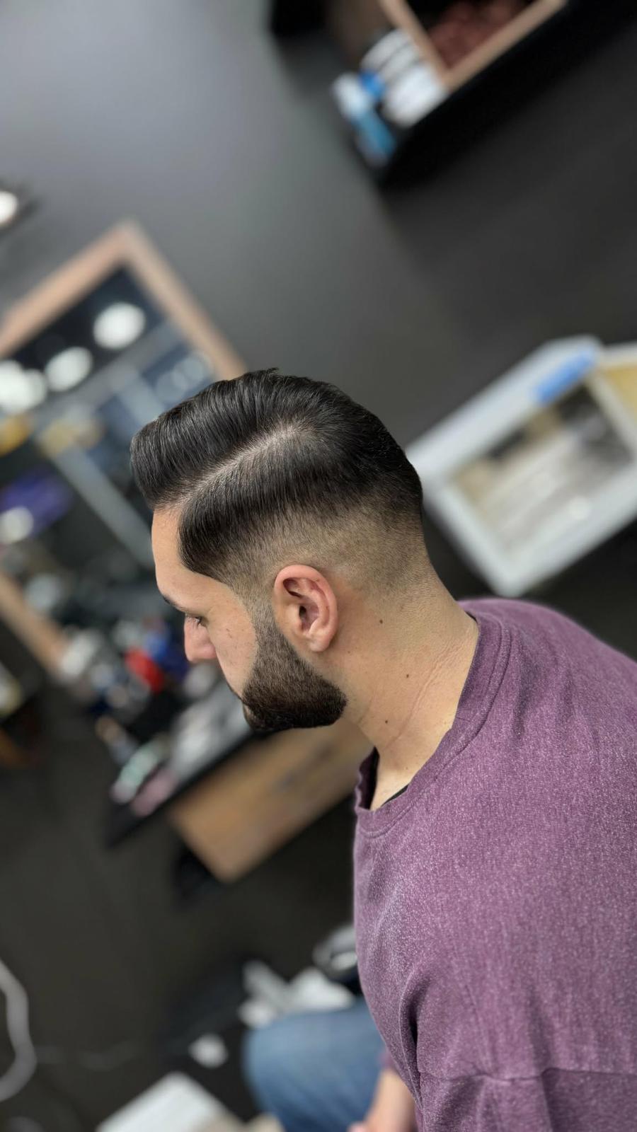 Slick comb-over · finished